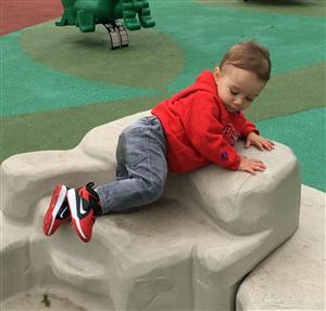 My grandson, Colton 